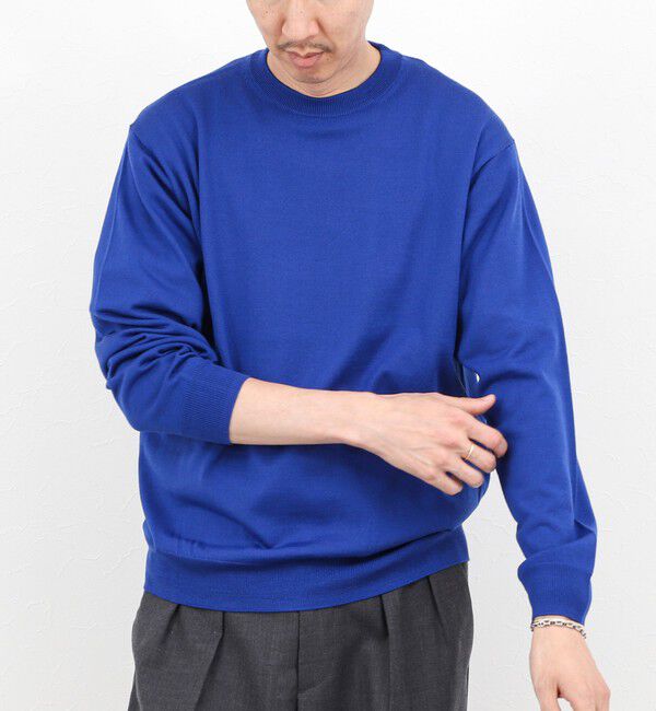 NOLLEY'S goodman「ウォッシャブル クルーネックニット 25AW」|ニット・セーター|ロイヤルブルー