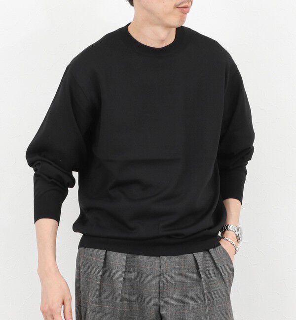 NOLLEY'S goodman「ウォッシャブル クルーネックニット 25AW」|ニット・セーター|ブラック