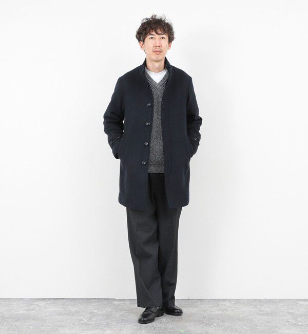 NOLLEY'S goodman「《ビジカジ対応》尾州ビーバースタンドカラーコート 25AW」|その他|