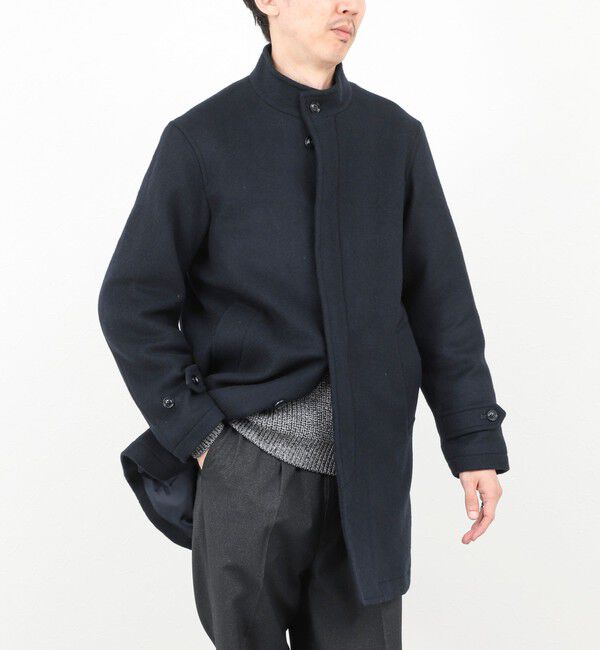NOLLEY'S goodman「《ビジカジ対応》尾州ビーバースタンドカラーコート 25AW」|その他|