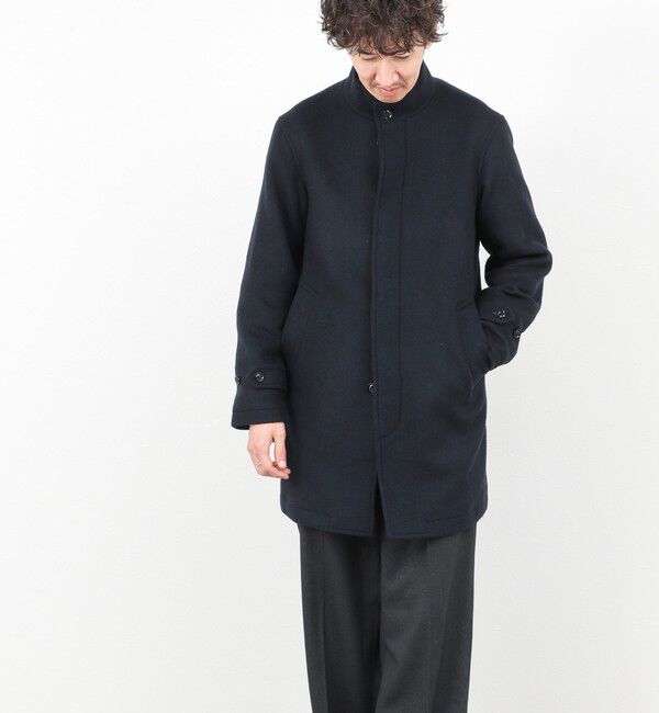 NOLLEY'S goodman「《ビジカジ対応》尾州ビーバースタンドカラーコート 25AW」|その他|