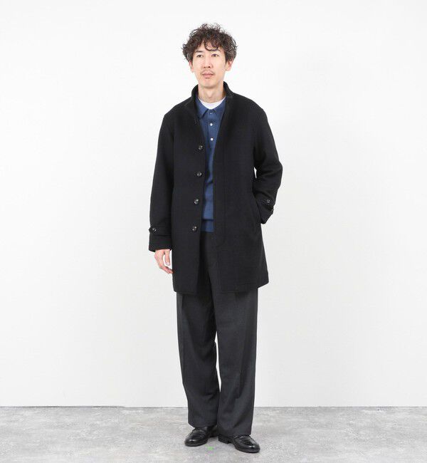 NOLLEY'S goodman「《ビジカジ対応》尾州ビーバースタンドカラーコート 25AW」|その他|