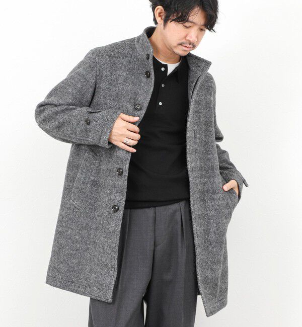 NOLLEY'S goodman「《ビジカジ対応》尾州ビーバースタンドカラーコート 25AW」|その他|