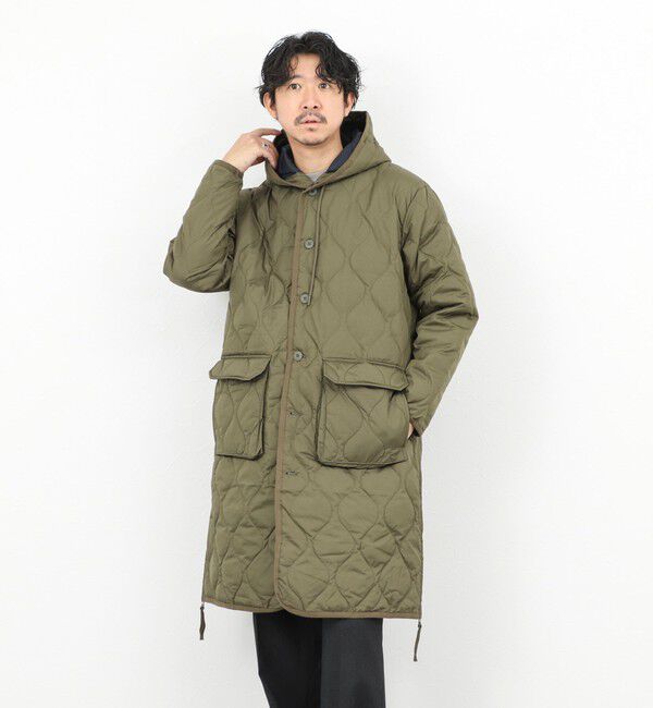NOLLEY'S goodman「【TAION/タイオン】MILITALY HOOD LONG DOWN JKT 25AW」|ダウン|オリーブ