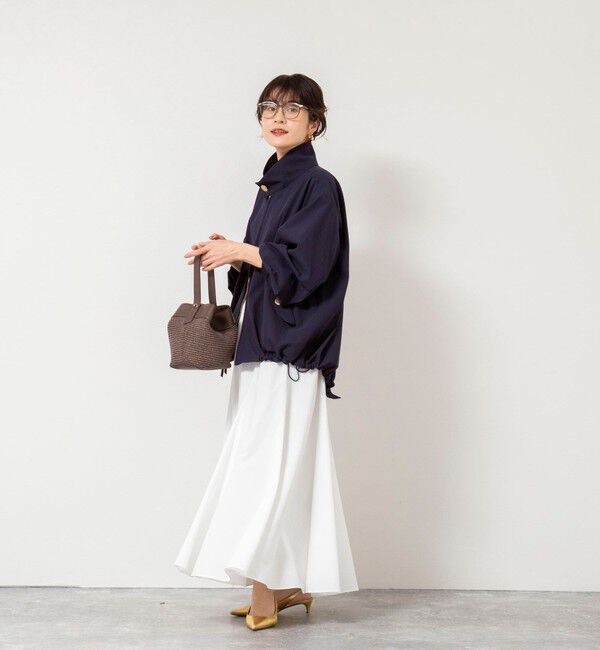 NOLLEY'S「【WEB＆一部店舗限定色アイテム】ウォッシャブルヴィンテージタフタマチ入りマキシスカート」|スカート|