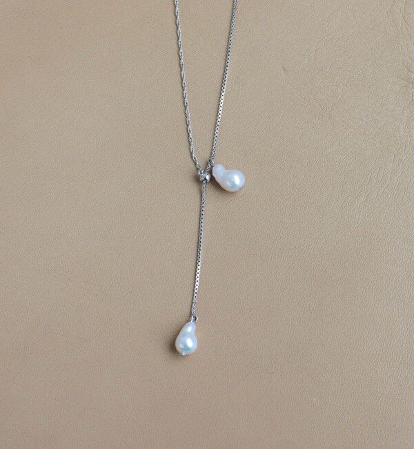 fredy emue「パールジャストY字ネックレス」|ネックレス|