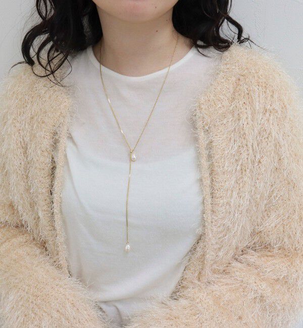 fredy emue「パールジャストY字ネックレス」|ネックレス|