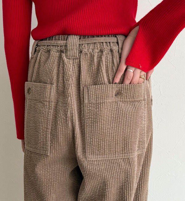 fredy emue「コーデュロイドロストイージーパンツ」|チノ|