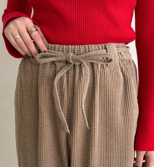 fredy emue「コーデュロイドロストイージーパンツ」|チノ|