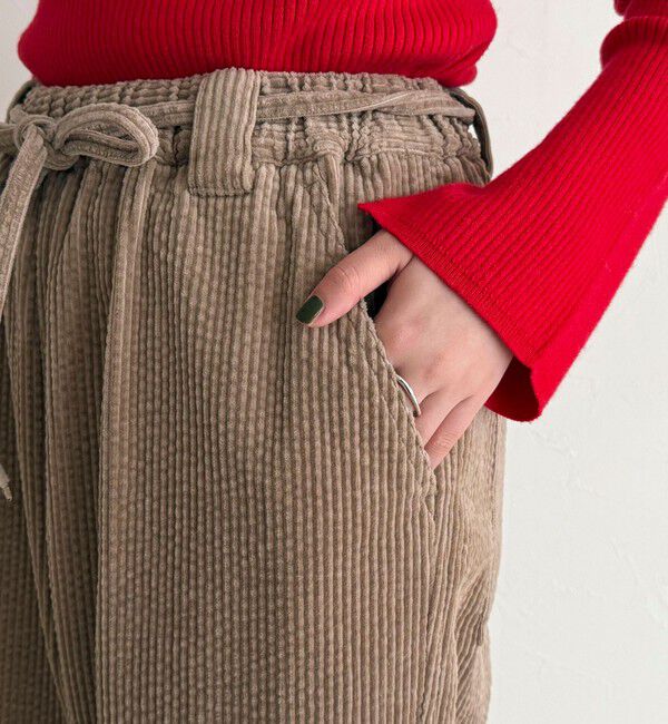 fredy emue「コーデュロイドロストイージーパンツ」|チノ|