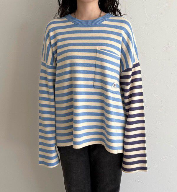 fredy emue「【GEVACO/ゲバコ】ボーダーニットプルオーバー」|ニット・セーター|