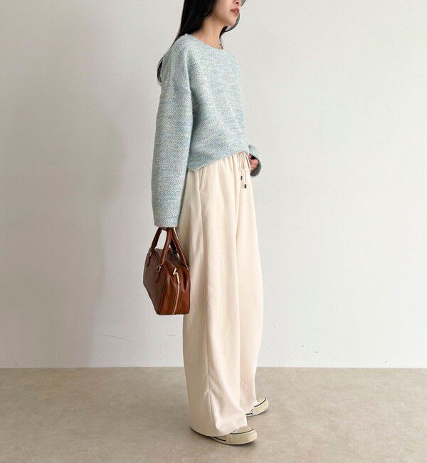 fredy emue「ツィードニットソーコクーンプルオーバー」|Tシャツ・カットソー|