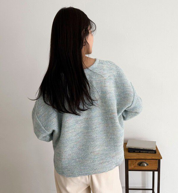 fredy emue「ツィードニットソーコクーンプルオーバー」|Tシャツ・カットソー|