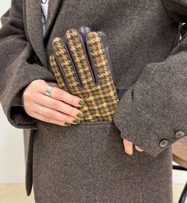 fredy emue「【CASSELINI/キャセリーニ】柄&times;モチーフ刺しゅうグローブ」|手袋|