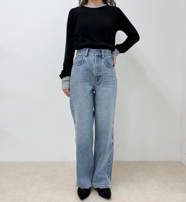 fredy emue「【待望の新色＆サイズ展開追加／@sora_522m企画】BASIC STRAIGHT DENIM」|デニム|