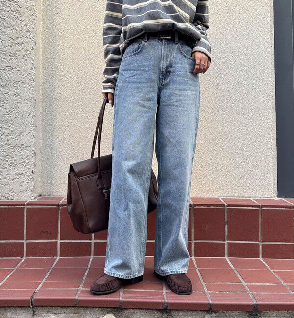 fredy emue「【待望の新色＆サイズ展開追加／@sora_522m企画】BASIC STRAIGHT DENIM」|デニム|