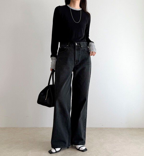 fredy emue「【待望の新色＆サイズ展開追加／@sora_522m企画】BASIC STRAIGHT DENIM」|デニム|