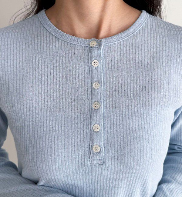 fredy emue「シアーテレコヘンリーネックプルオーバー」|Tシャツ・カットソー|