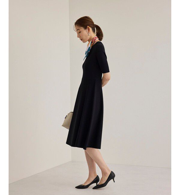 ROPE「【洗える】ニットセットアップワンピース【セレモニー/通勤対応】」|ワンピース|