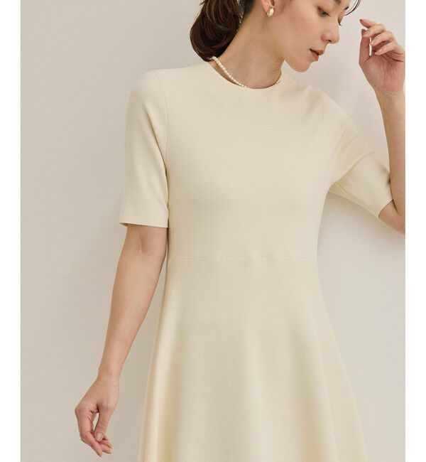 ROPE「【洗える】ニットセットアップワンピース【セレモニー/通勤対応】」|ワンピース|