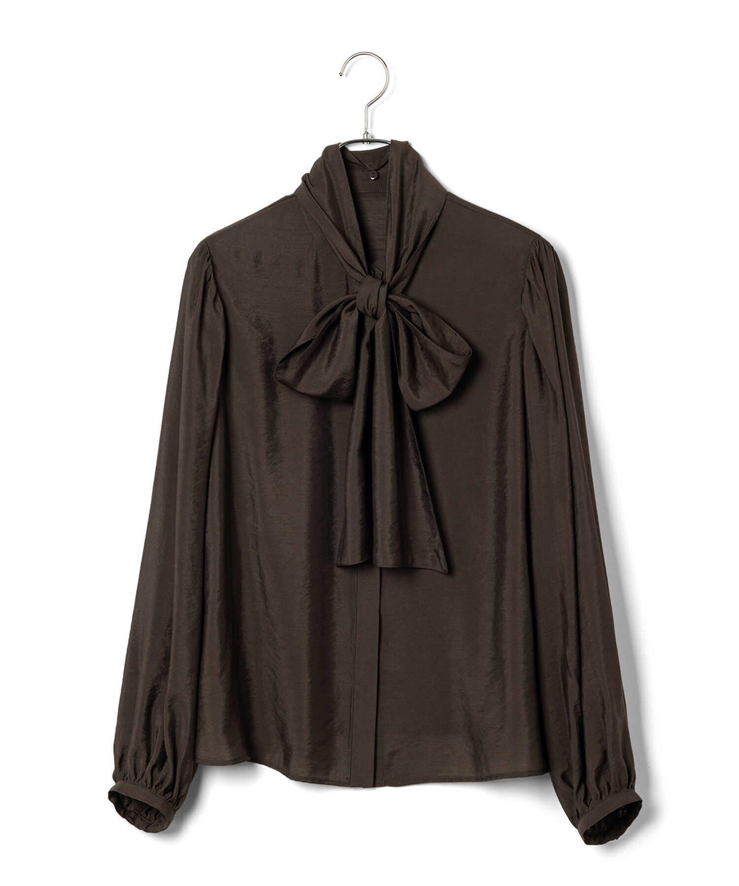 VIS「【洗える】ビックボウタイブラウス」|シャツ・ブラウス|