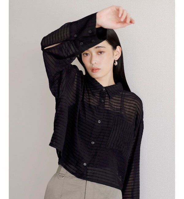 VIS「シアードビー短丈シャツ」|シャツ・ブラウス|クロメイン