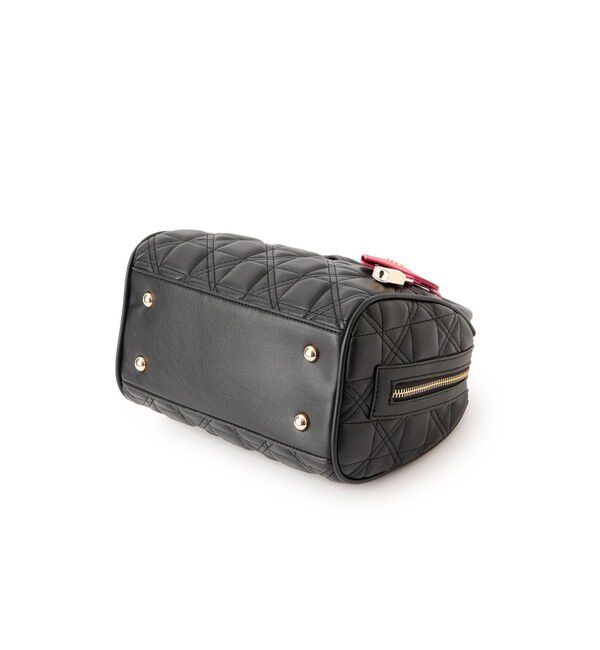 VIS「【追加】【2WAY】ハートチャームつきボストンバッグ」|ショルダー・メッセンジャー|