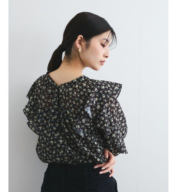 VIS「【前後2WAY】ラッフルフリルブラウス」|シャツ・ブラウス|