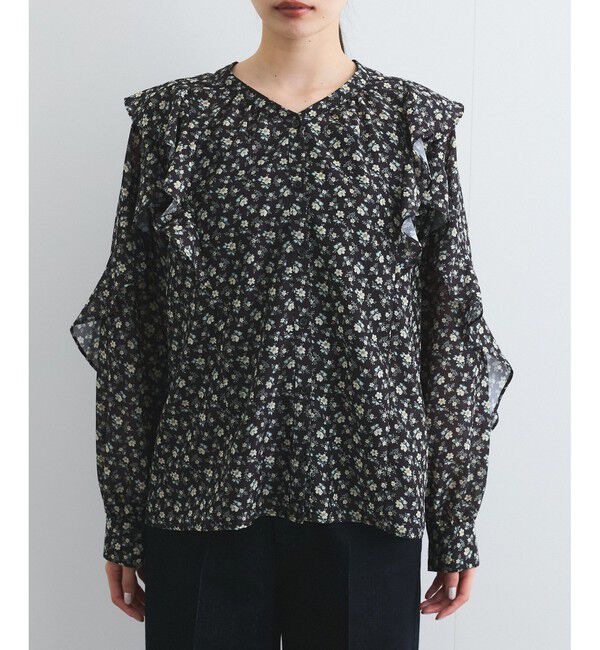 VIS「【前後2WAY】ラッフルフリルブラウス」|シャツ・ブラウス|