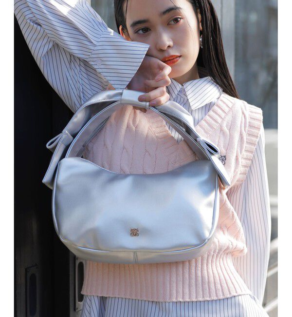 VIS「ビッグリボンハンドルバッグ」|ハンドバッグ|