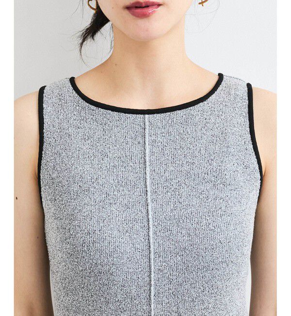 VIS「配色ニットタンクワンピース」|ワンピース|