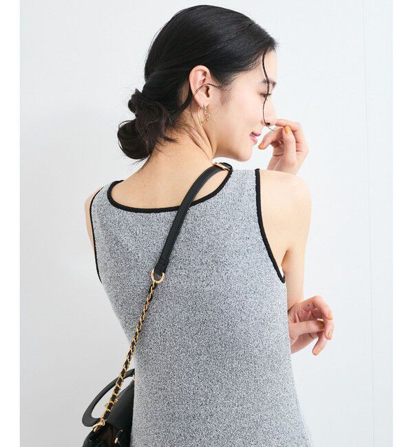 VIS「配色ニットタンクワンピース」|ワンピース|