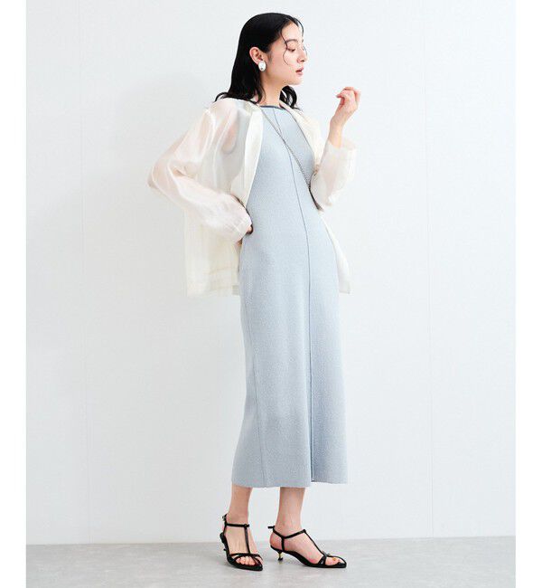 VIS「配色ニットタンクワンピース」|ワンピース|