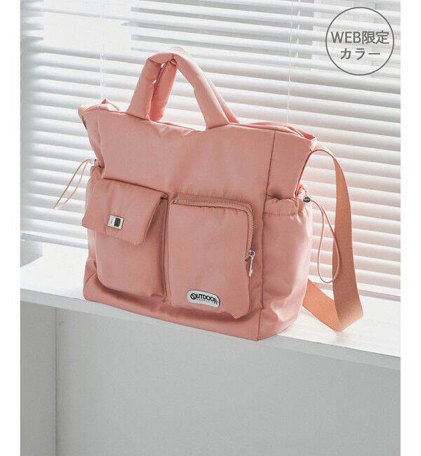 VIS「【OUTDOOR PRODUCTS】VIS別注6ポケット2WAYトート」|トートバッグ|ピンク系(65)