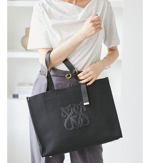 VIS「【軽量】【2WAY】ビッグロゴキャリーオントートバッグ」|トートバッグ|