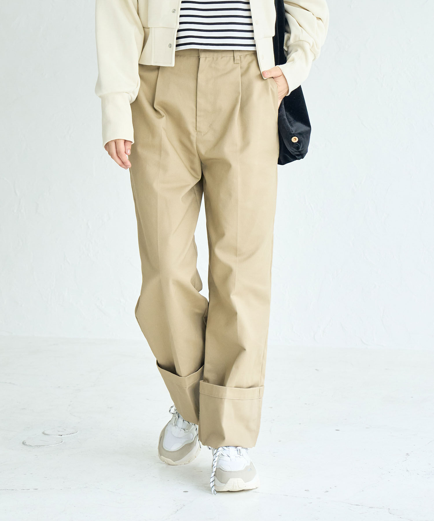 ROPE' PICNIC R「ロールアップパンツ」|チノ|