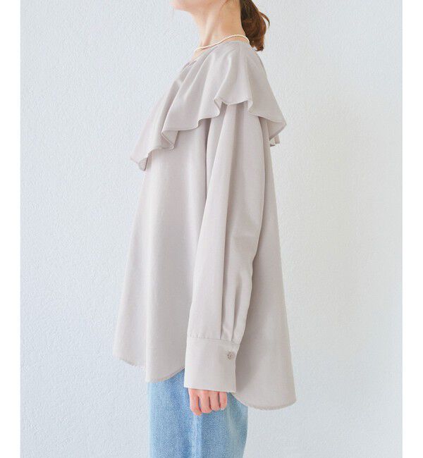 Rope&rsquo;Picnic「フレアカラーブラウス/UVカット・接触冷感・吸水速乾」|シャツ・ブラウス|