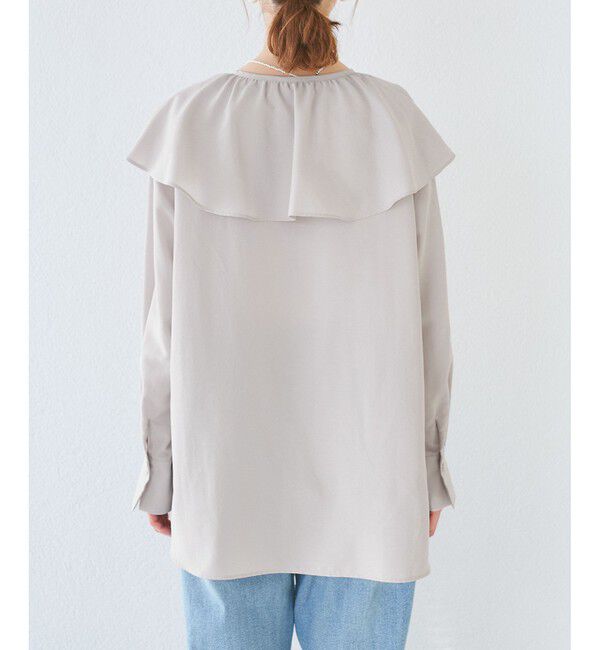 Rope&rsquo;Picnic「フレアカラーブラウス/UVカット・接触冷感・吸水速乾」|シャツ・ブラウス|