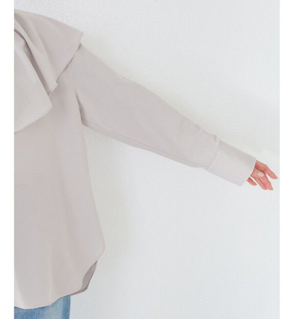 Rope&rsquo;Picnic「フレアカラーブラウス/UVカット・接触冷感・吸水速乾」|シャツ・ブラウス|