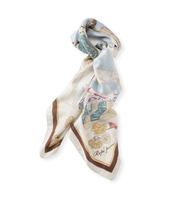 ROPE PICNIC PASSAGE「Souvenirs de voyage スカーフ」|バンダナ・スカーフ|