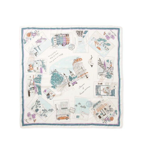 ROPE PICNIC PASSAGE「Souvenirs de voyage スカーフ」|バンダナ・スカーフ|