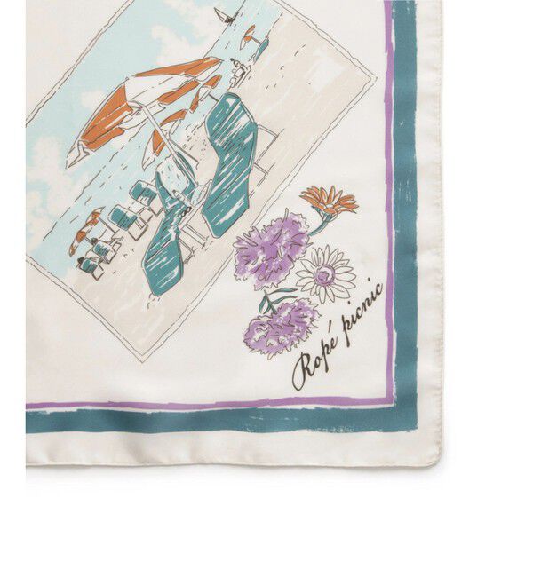 ROPE PICNIC PASSAGE「Souvenirs de voyage スカーフ」|バンダナ・スカーフ|
