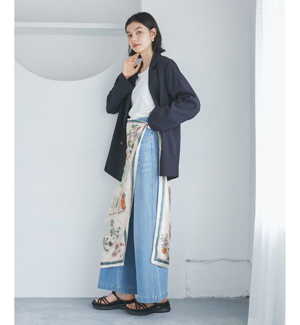 ROPE PICNIC PASSAGE「Souvenirs de voyage スカーフ」|バンダナ・スカーフ|