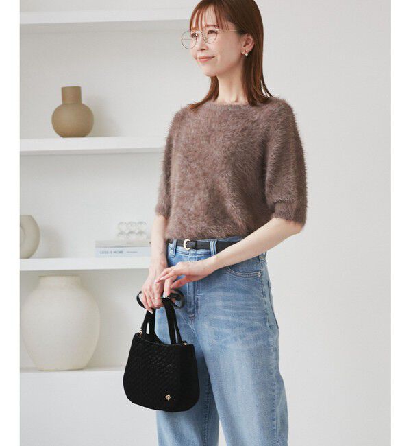 ROPE PICNIC PASSAGE「キルティングベロアミニショルダーバッグ」|ショルダー・メッセンジャー|