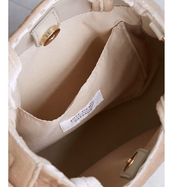 ROPE PICNIC PASSAGE「キルティングベロアミニショルダーバッグ」|ショルダー・メッセンジャー|