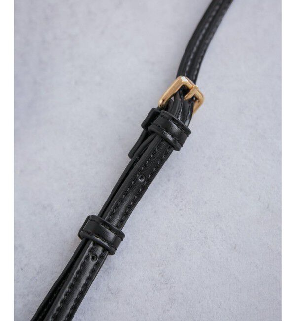 ROPE PICNIC PASSAGE「キルティングベロアミニショルダーバッグ」|ショルダー・メッセンジャー|