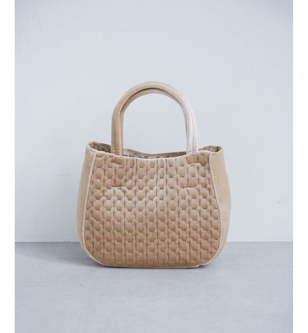 ROPE PICNIC PASSAGE「キルティングベロアミニショルダーバッグ」|ショルダー・メッセンジャー|