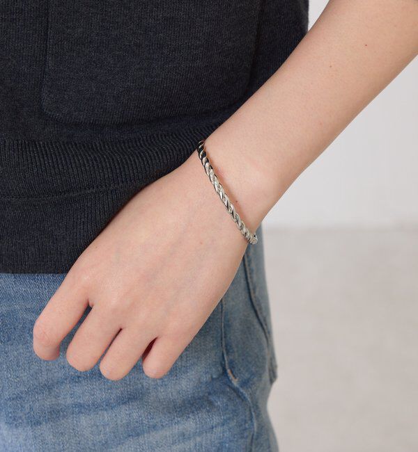  「【PAPILLONNER/パピヨネ】ステンレスツイストバングル」|リング|