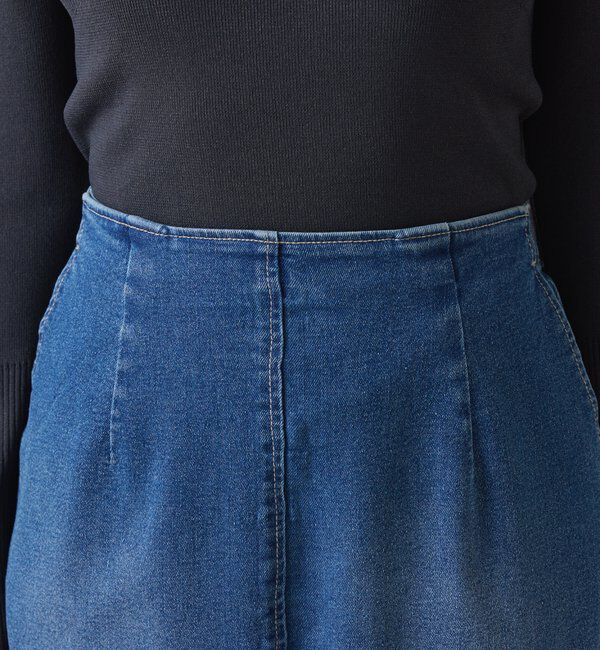  「Iラインデニムスカート」|スカート|