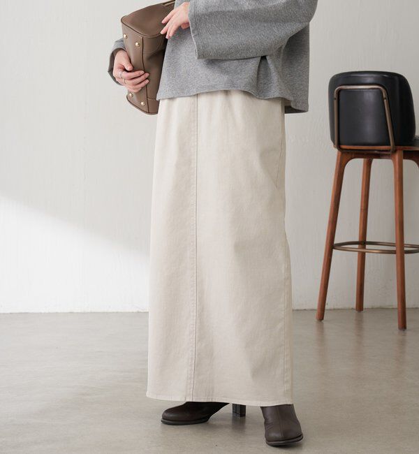  「Iラインデニムスカート」|スカート|